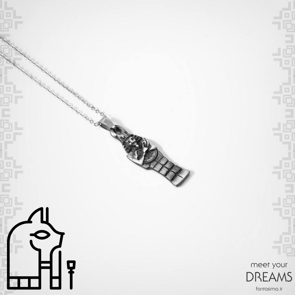 گردنبند تابوت فرعون مصری - شاه توت 