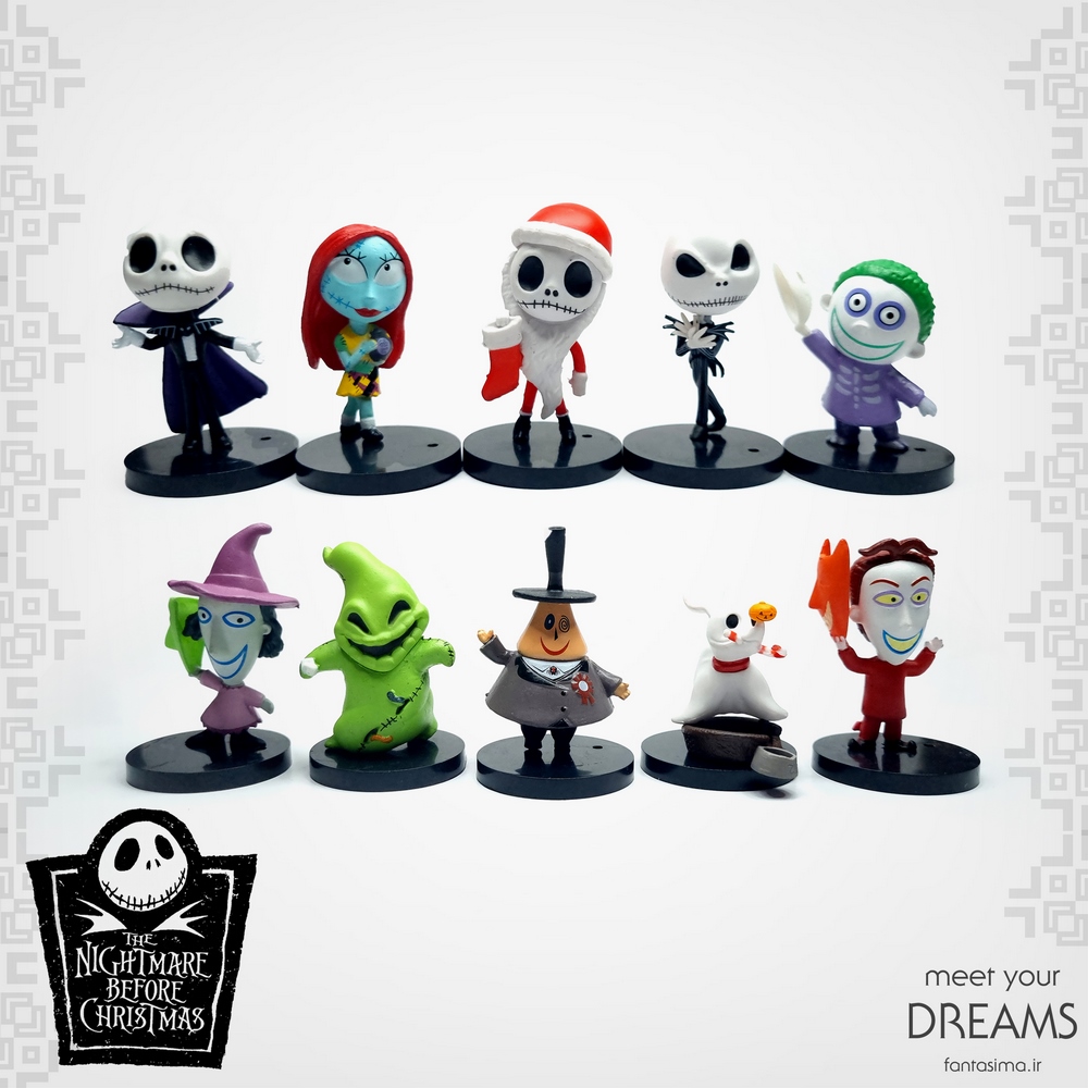 ست مینی فیگور کابوس قبل از کریسمس
