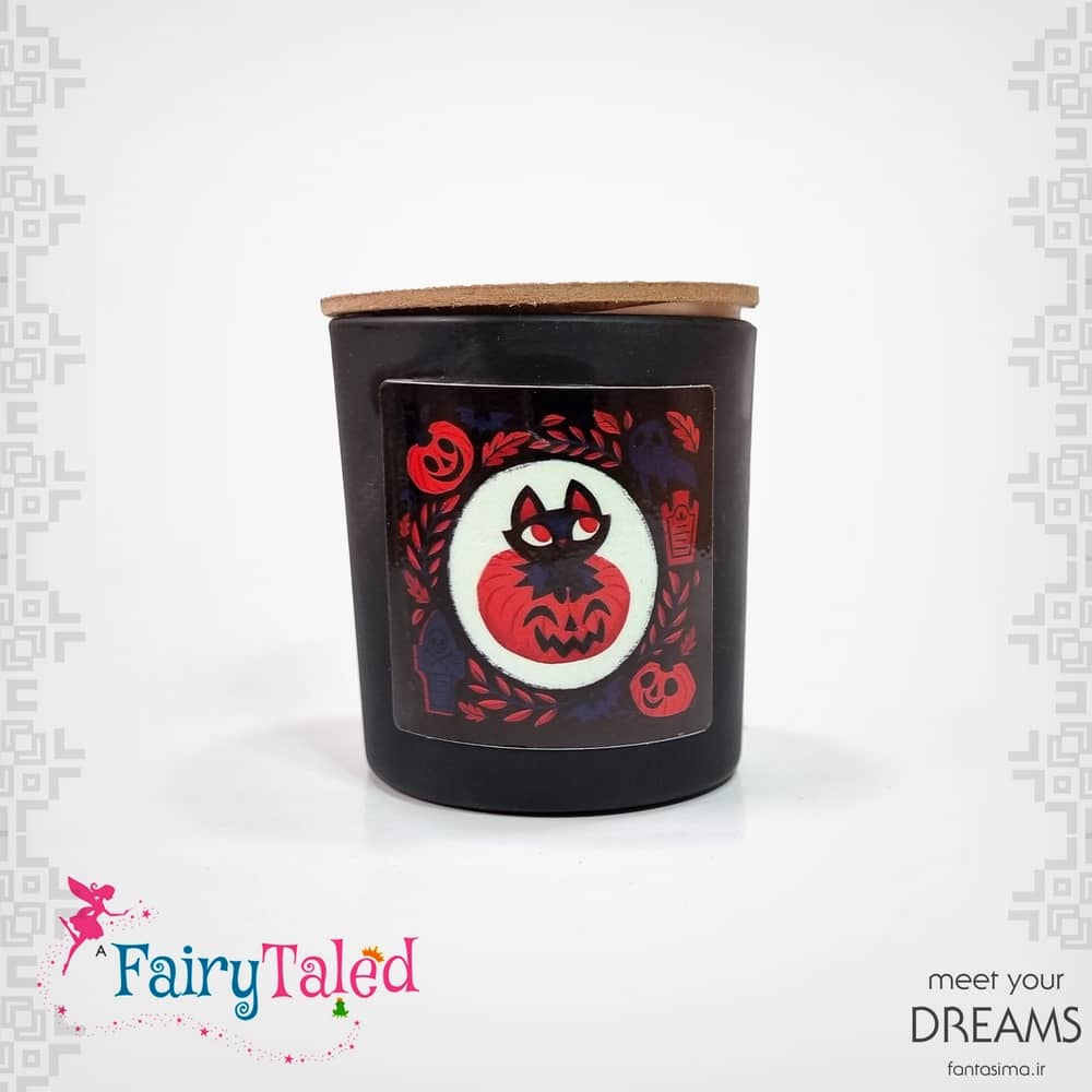 شمع گربه هالووین
