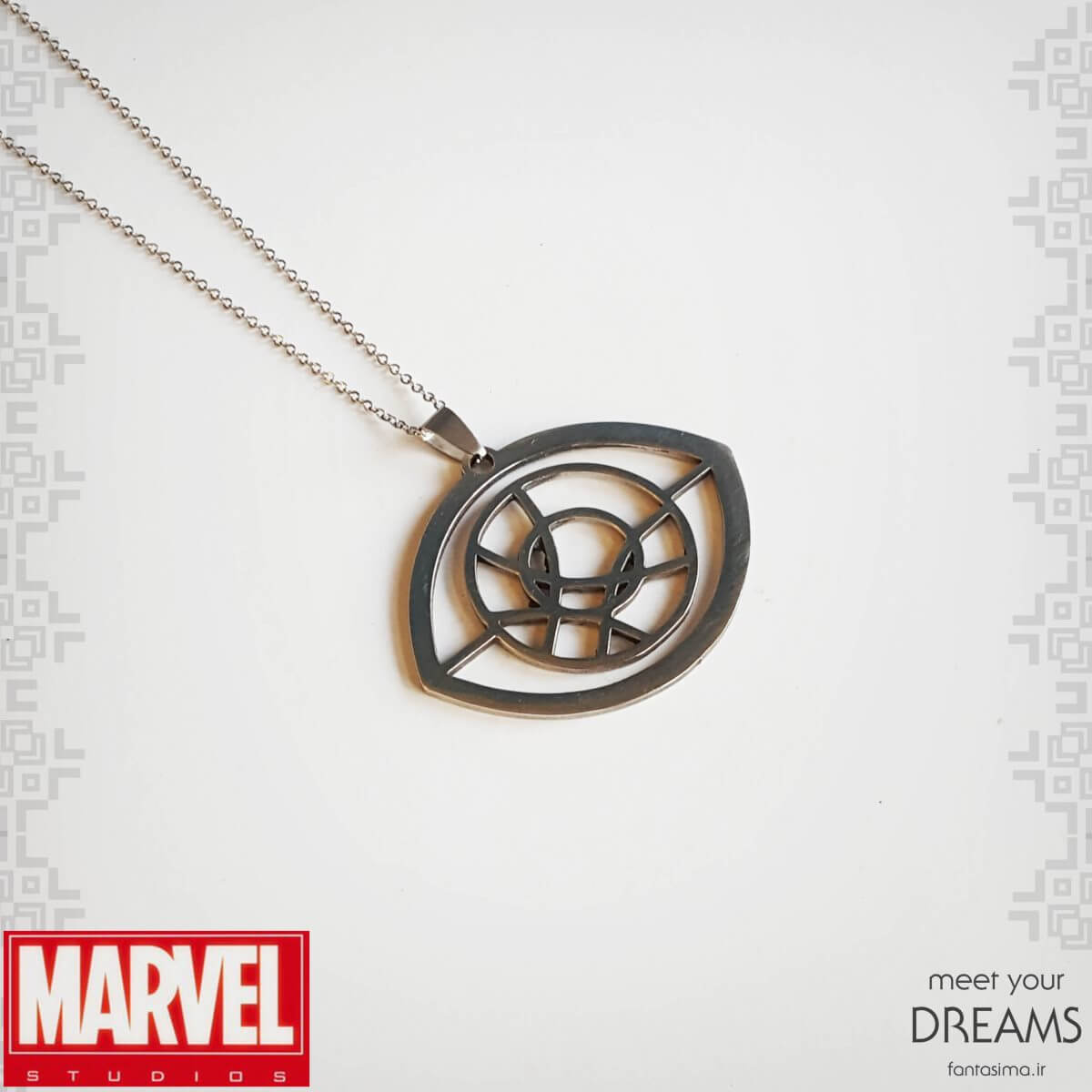 گردنبند استیل مینیمال چشم آگاموتو(دکتر استرنج)