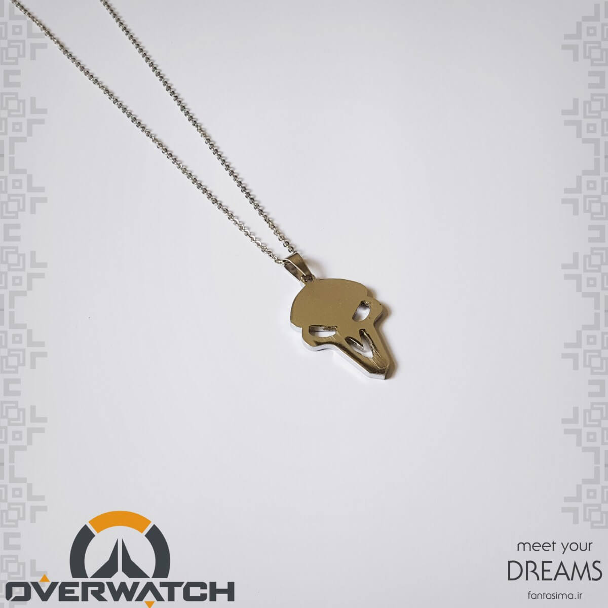 گردنبند استیل نماد ریپر -اورواچ - مات