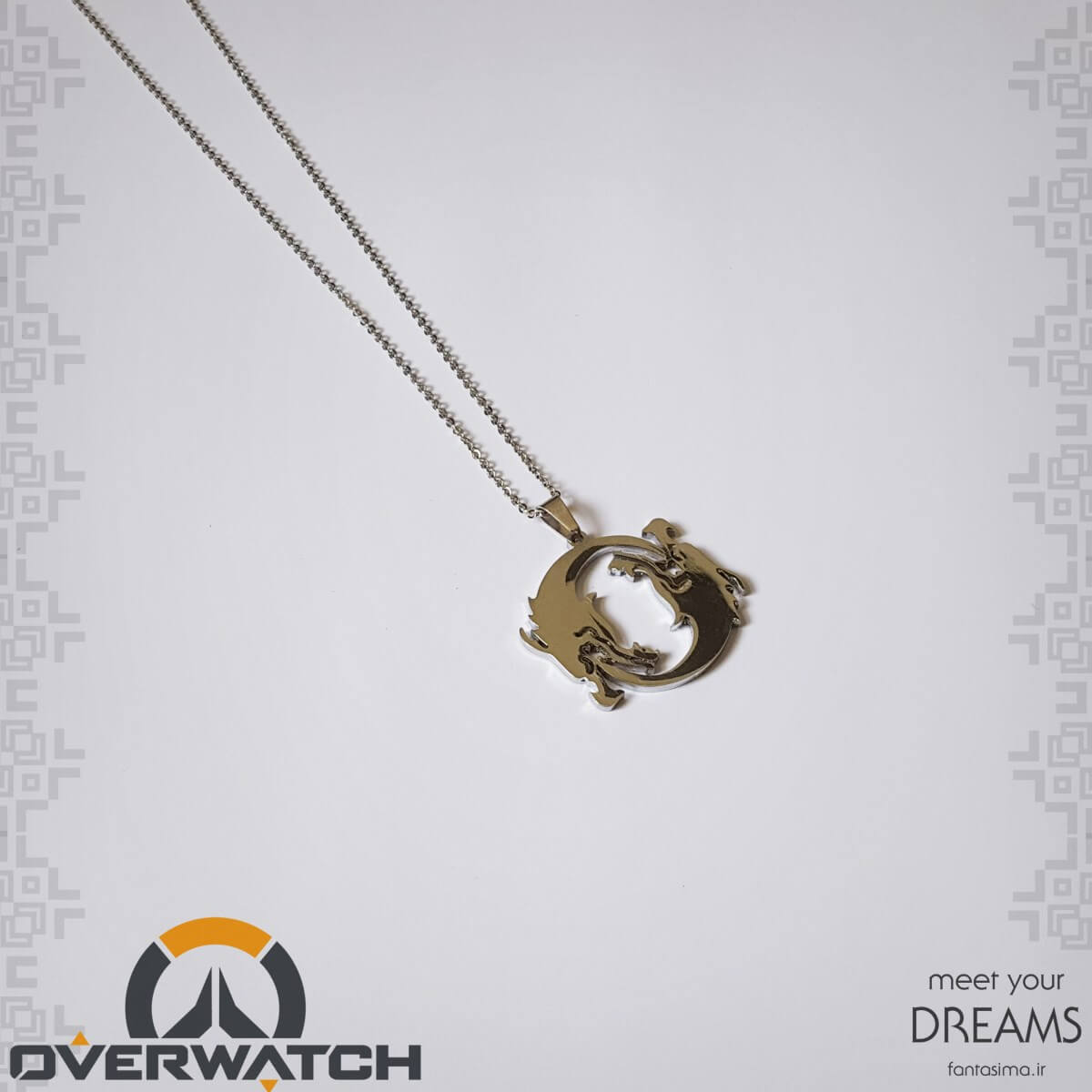 گردنبند استیل نماد هانزو-اورواچ 