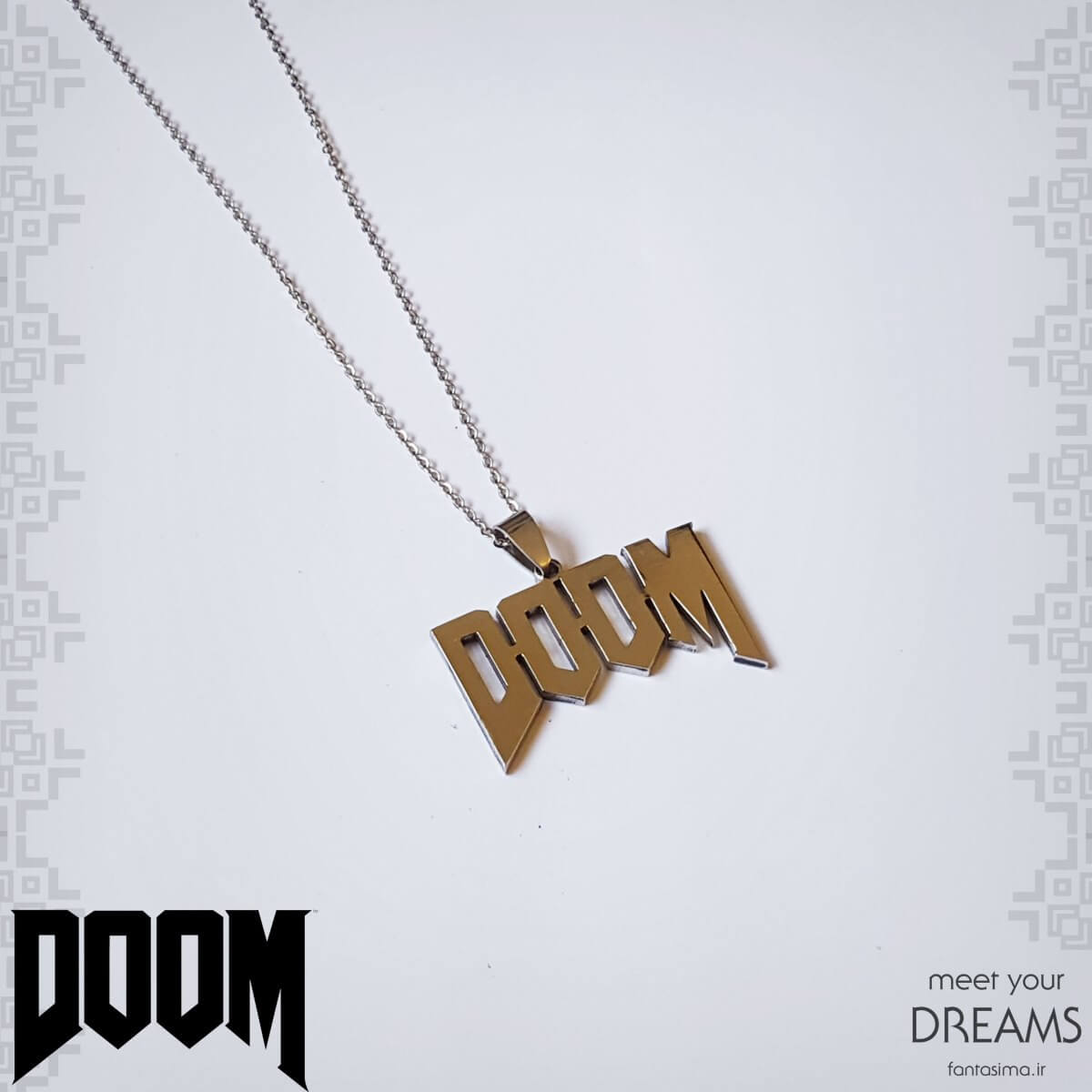 گردنبند استیل دووم (doom) 