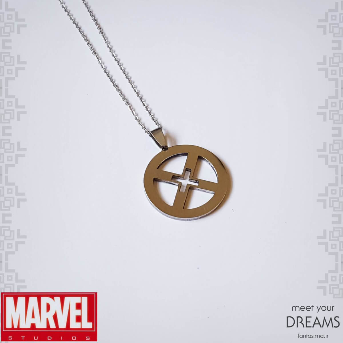 گردنبند استیل نماد مردان ایکس 