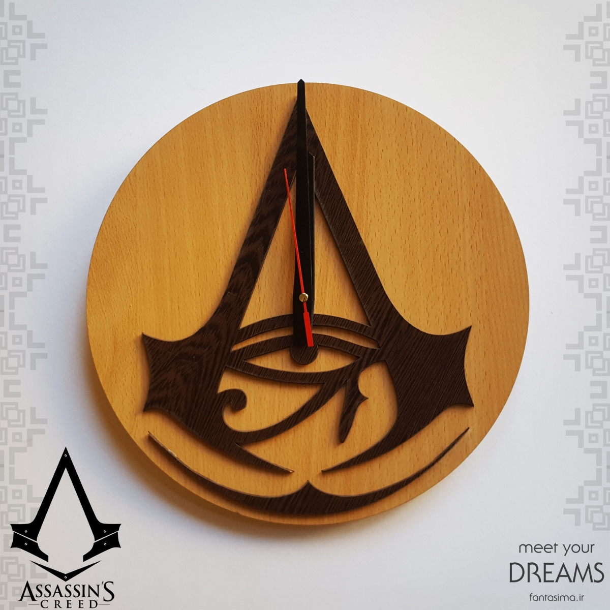  ساعت دیواری اساسین assassin's creed origins