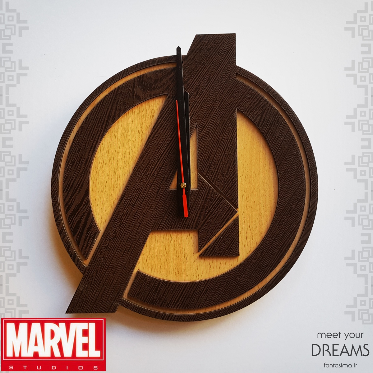  ساعت دیواری نماد انتقام جویان