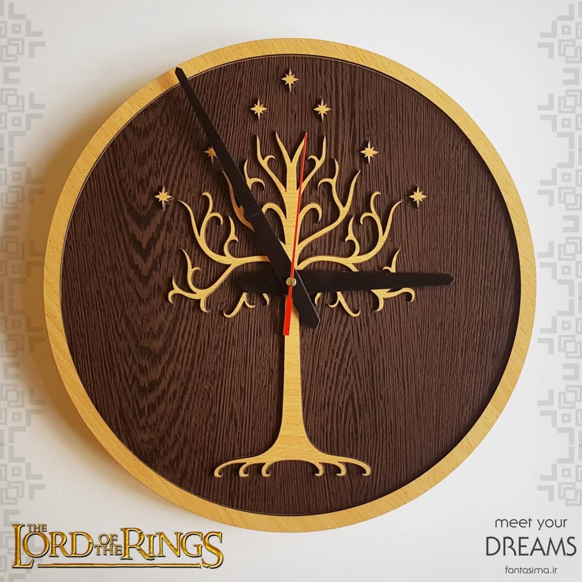 ساعت دیواری درخت گوندور