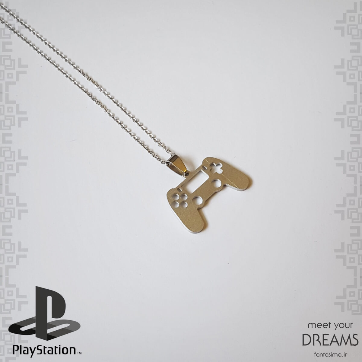 گردنبند استیل دوال شاک ۴ - مات