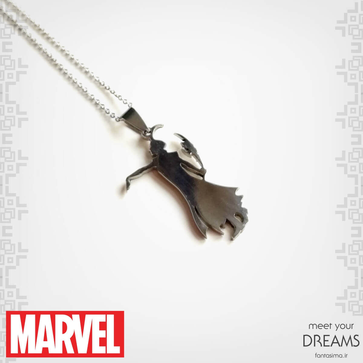 گردنبند استیل لوکی