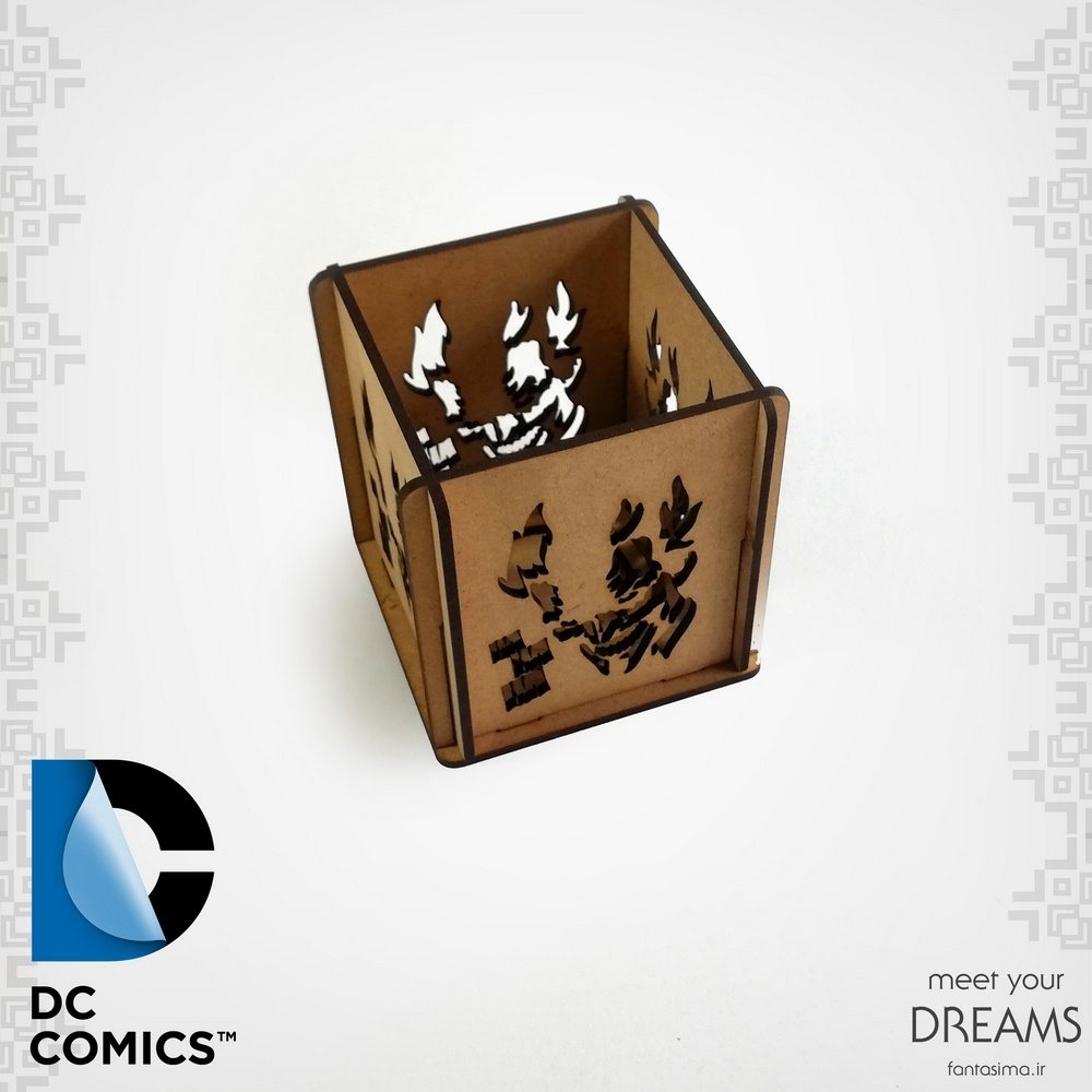 جا شمعی چوبی جوکر