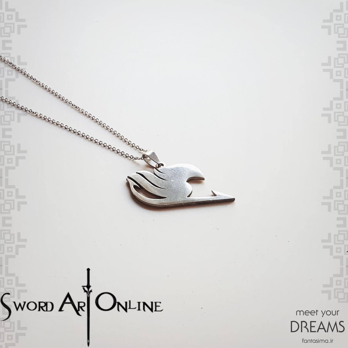 گردنبند استیل فیری تیل 