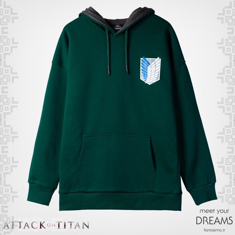 هودی سبز اتک آن تایتان